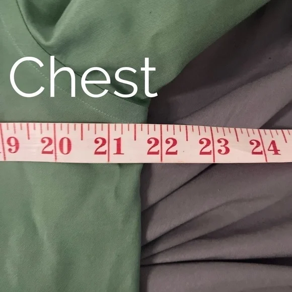 Lands End Men’s Sage Pinpoint Oxford Button Down Shirt Size 15-32 - Picture 6 of 6